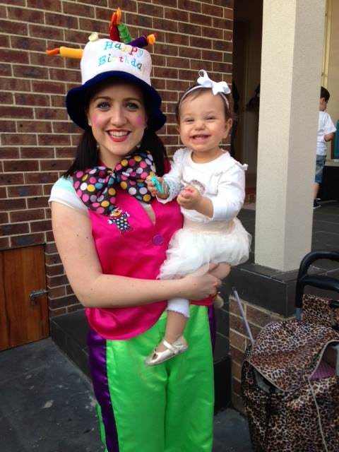 kids toddler clown parties melbourne