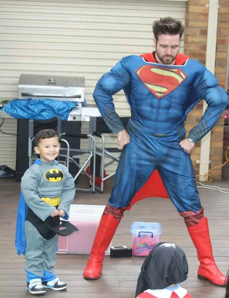 superman kids parties melbourne