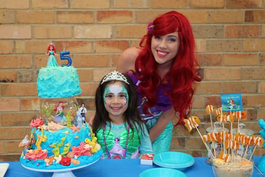 mermaid ariel kids party entertainer melbourne