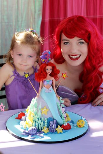 mermaid ariel kids birthday entertainer