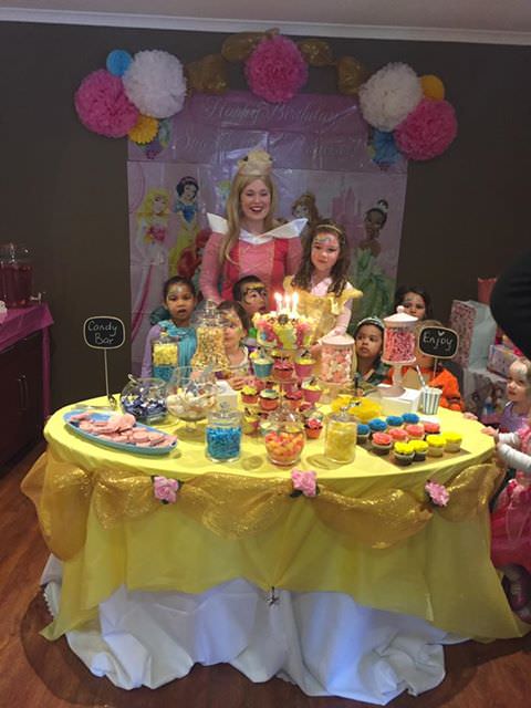 Princess Aurora kids party entertainer Dreamscape