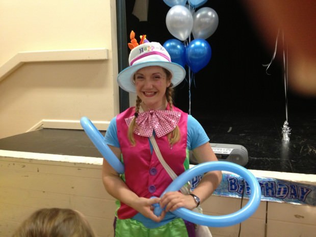 bubbles the balloon clown melbourne