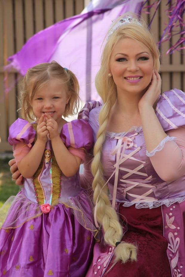 rapunzel kids party entertainer