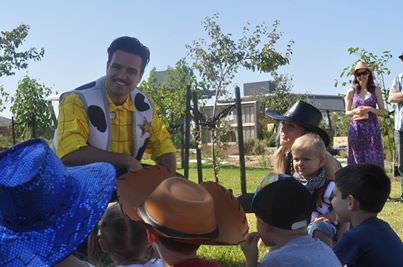 Cowboy Woody kids party characters Melbourne