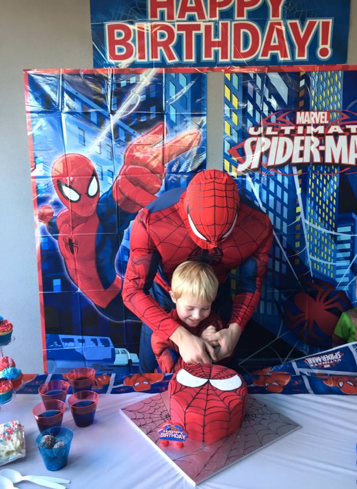 spiderman kids party entertainment melbourne
