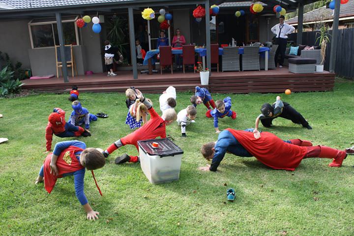 kids superhero parties melbourne