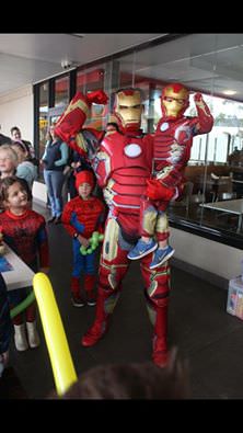 Ironman kids party character