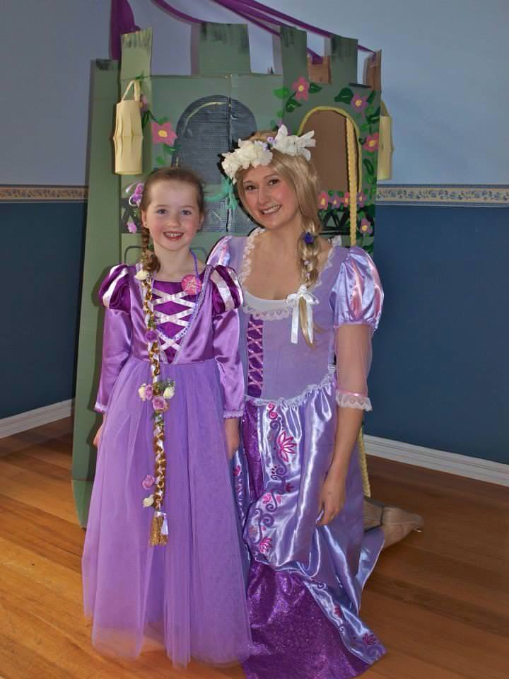 rapunzel kids party character dreamscape