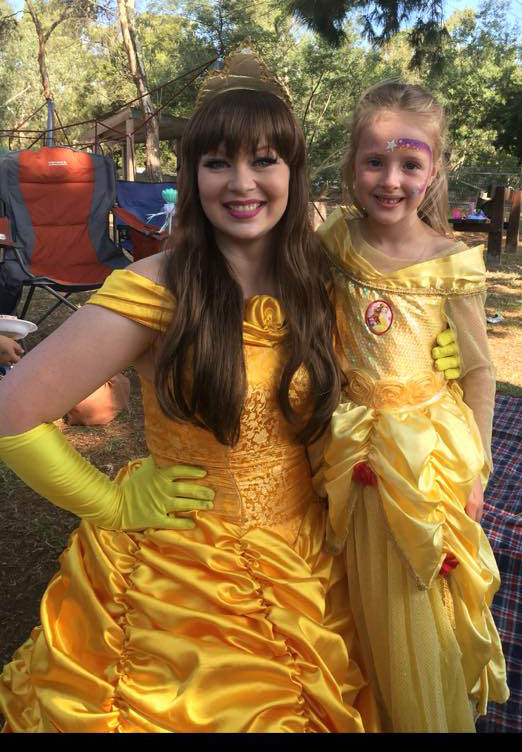 Princess Belle kids party character hire