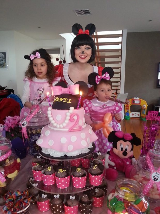minnie mouse childrens party entertainer melbourne