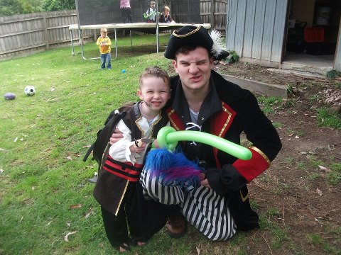 pirate party character hire for kids