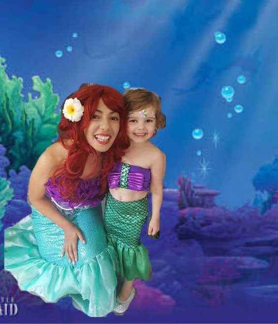 mermaid ariel kids party entertainer