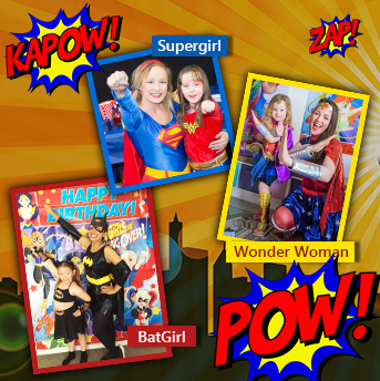 Hire Wonder Woman, Supergirl, Batgirl Dreamscape 