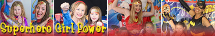 Dreamscape's Superhero Girls Party Entertainer range